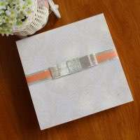 Hardcover Box Customized Embossing Invitation Made in China